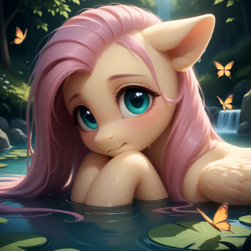 Fluttershy - Pond.png